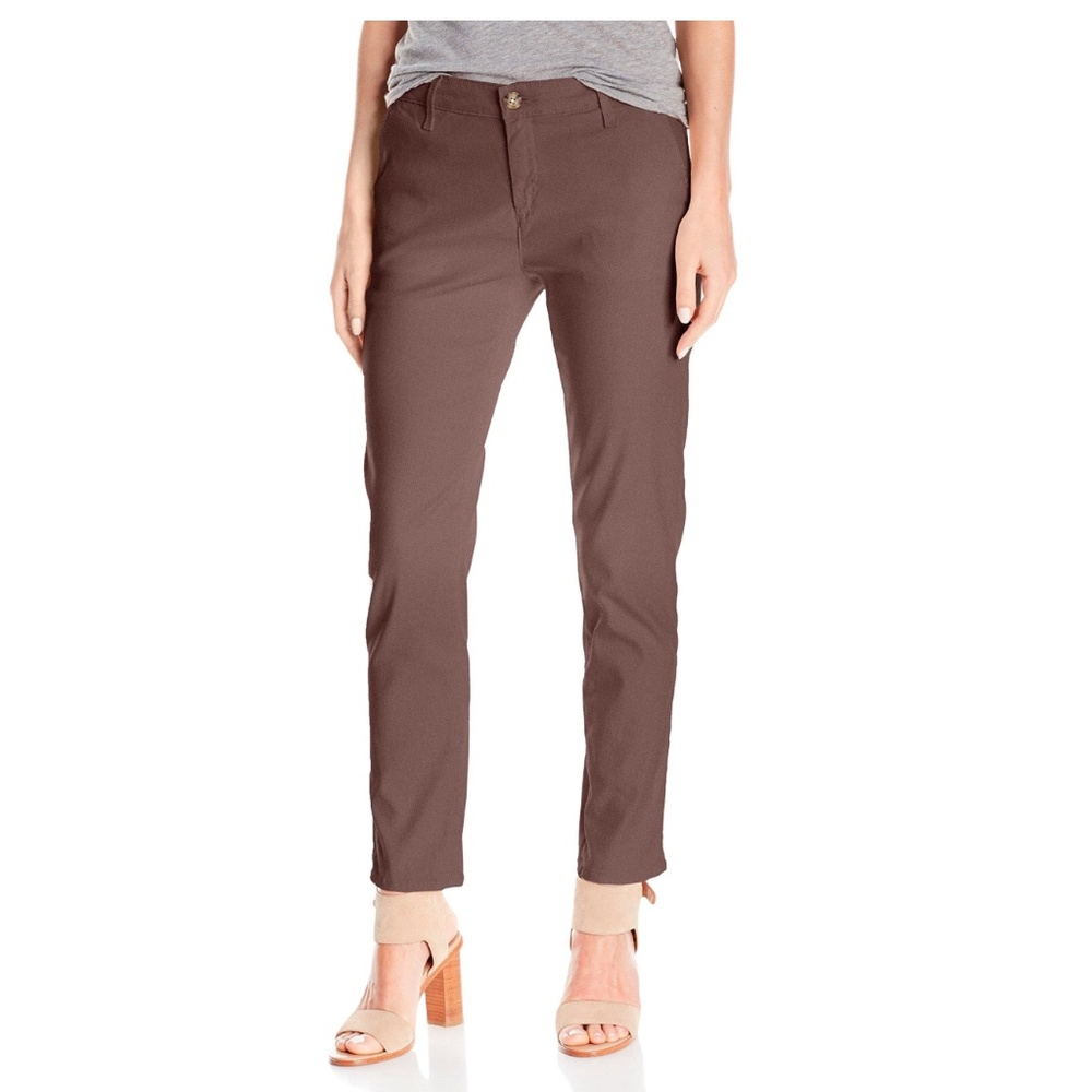 AG Caden Crop Twill Trousers Blackberry